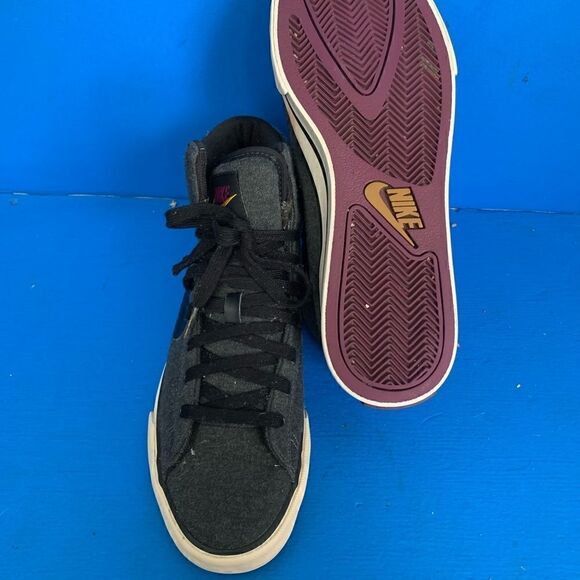 Nike Sweet Classic High Black/Grey/Purple/Yellow (416173-017) Womens Size 10 - Picture 6 of 9